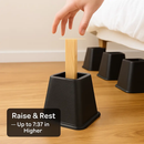 Furniture Risers for Beds and Tables with Adjustable Height by LJGDeals