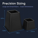 Furniture Risers for Beds and Tables with Adjustable Height by LJGDeals