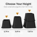 Furniture Risers for Beds and Tables with Adjustable Height by LJGDeals