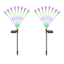 Solar Firefly Path Lights for Garden Decor - 2-Pack by LJGDeals
