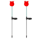 Tulip Wind Mill Solar Garden Light - 2-Pack by LJGDeals