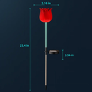 Tulip Wind Mill Solar Garden Light - 2-Pack by LJGDeals