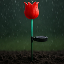 Tulip Wind Mill Solar Garden Light - 2-Pack by LJGDeals