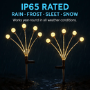 Solar Firefly Path Lights for Garden Decor - 2-Pack by LJGDeals
