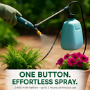 Garden Sprayer Battery Powered with Telescopic Wand by LJGDeals