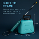 Garden Sprayer Battery Powered with Telescopic Wand by LJGDeals