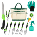 Garden Tool Set - 13Pcs Hand Tools Kit Essentials by LJGDeals