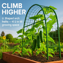 U-Shaped Garden Arch Trellis for Climbing Plants by LJGDeals