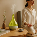 Drop-shaped Cool Mist Humidifier Ultrasonic Aroma Essential Oil Diffuser w/LED Light for Office Home Room Vehicle Study Yoga Spa by LJGDeals