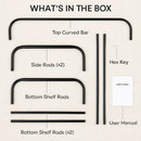 Freestanding Garment Rack for Home and Dormitory Storage by LJGDeals