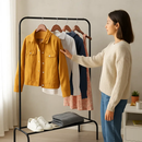 Freestanding Garment Rack for Home and Dormitory Storage by LJGDeals
