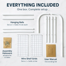 Garment Hanging Rack with Wheels for Clothing Organization by LJGDeals