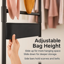 Double Rods Garment Rack with Storage Bag by LJGDeals