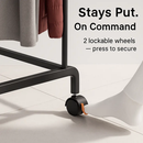 Double Rods Garment Rack with Storage Bag by LJGDeals