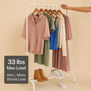 Freestanding Garment Rack for Home and Dormitory Storage by LJGDeals