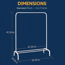 Freestanding Garment Rack for Home and Dormitory Storage by LJGDeals