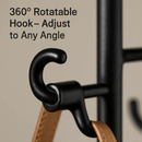 Metal Garment Rack with Shelves and Dual Hanging Rods by LJGDeals