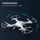 4.5 Ch 6 Axis Gyro 4 Motor 2.4Ghz RC WIFI FPV Quadcopter with HD Camera by LJGDeals