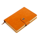 PU Leather Cover Notebook Memopad with Calendar World Map and Silk Ribbon by LJGDeals