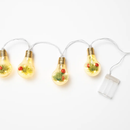 Christmas Snow Globe String Light with 10 LED Bulbs by LJGDeals