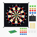 Golf Chipping Game Mat Set with 20 Balls & Hooks by LJGDeals