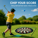 Golf Chipping Game Mat Set with 20 Balls & Hooks by LJGDeals