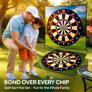 Golf Chipping Game Mat Set with 20 Balls & Hooks by LJGDeals