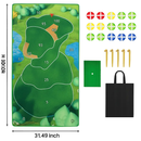 Golf Game Set: Indoor/Outdoor Chipping Mat & Sticky Balls by LJGDeals