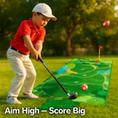 Golf Game Set: Indoor/Outdoor Chipping Mat & Sticky Balls by LJGDeals