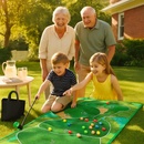 Golf Game Set: Indoor/Outdoor Chipping Mat & Sticky Balls by LJGDeals