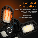Deformable LED Garage Light with Adjustable Heads by LJGDeals