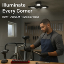 Deformable LED Garage Light with Adjustable Heads by LJGDeals