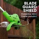 Cordless Grass Trimmer with Saw & Multi-Blade Kit by LJGDeals