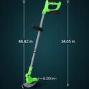 Cordless Grass Trimmer with Saw & Multi-Blade Kit by LJGDeals