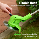 Cordless Grass Trimmer with Saw & Multi-Blade Kit by LJGDeals