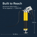 Grease Gun Kit with Lock Coupler and Flexible Hose by LJGDeals