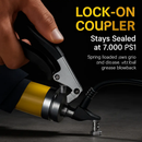 Grease Gun Kit with Lock Coupler and Flexible Hose by LJGDeals