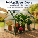 Portable Mini Greenhouse With Roll-Up Zipper Doors by LJGDeals