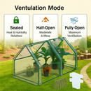 Portable Mini Greenhouse With Roll-Up Zipper Doors by LJGDeals