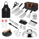 Griddle Accessories Kit with Spatulas & Press by LJGDeals