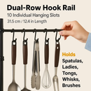 Griddle Caddy with Paper Towel Holder and Hooks by LJGDeals