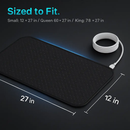 Grounding Mat for Bed with 15ft Cord – Sleep & Pain Relief by LJGDeals