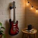 Wall Mount Guitar Hanger Padded Steel Guitar Bracket Holder Hook Rack For Electric Acoustic Bass Guitars by LJGDeals