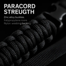 Paracord Sling with Dual-Point 360° Swivel Rotating Latches by LJGDeals