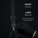 Paracord Sling with Dual-Point 360° Swivel Rotating Latches by LJGDeals