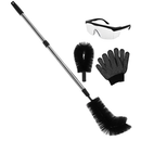 Gutter Cleaning Brush with Telescoping Handle – 10.5ft Reach by LJGDeals