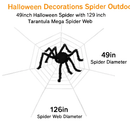 Giant Halloween Spider Decoration Outdoor by LJGDeals
