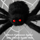 Giant Halloween Spider Decoration Outdoor by LJGDeals