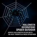 Giant Halloween Spider Decoration Outdoor by LJGDeals