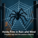 Giant Halloween Spider Decoration with Web by LJGDeals